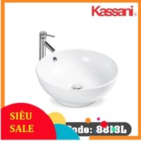 LAVABO ĐẶT BÀN CAO CẤP KASSANI KS-8818L, CHẬU RỬA MẶT