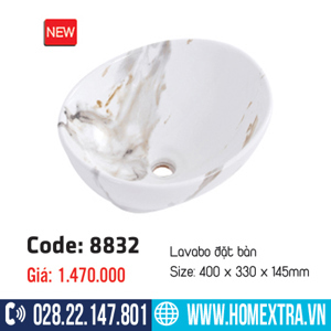 Lavabo đặt bàn Kassani 8832