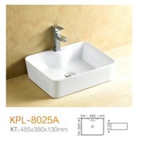 Lavabo Đặt Bàn Keli 8025A Chính Hãng