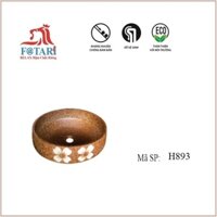 Lavabo đất nung màu gạch