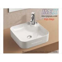 Lavabo để bàn - Lavabo sứ rửa mặt - Lavabo đặt bàn vòi gắn góc phải IM 6463