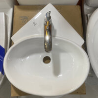 lavabo góc chậu rửa mặt góc nhỏ