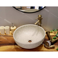 Lavabo Gốm Sứ Mỹ Thuật EVEREST EV-CĐ07