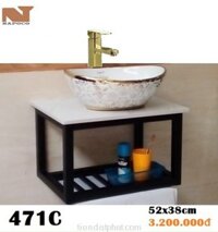 Lavabo kệ treo Napoco 471C