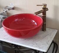 Lavabo màu đỏ SU518