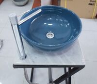 Lavabo màu xanh SUS517