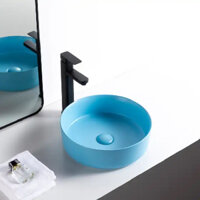 Lavabo  Tô Sứ Mầu Xanh FAHKLER