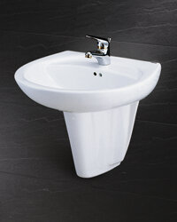 Lavabo Treo Tường Caesar L2220 + P2436