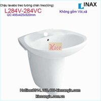 Lavabo treo tường có chân treo INAX L284V-L284VC
