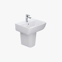 Lavabo Treo Tường Inax AL-312V Kèm Chân Ngắn