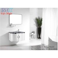 Lavabo tủ inox 304 mạ màu IMEX Việt Nhật IM 4318