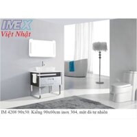 Lavabo tủ inox 304 mạ màu IMEX Việt Nhật IM 4208