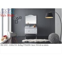 Lavabo tủ inox 304 mạ màu IMEX Việt Nhật IM 4385