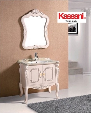 Lavabo tủ PVC chống thấm Kassani KS-1726