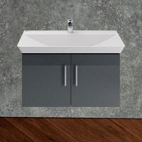 Lavabo tủ treo tường CB68(V668C) Vialacera Kích thước: 800 x 500 x 195mm (Dài x Rộng x Cao)