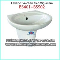 Lavabo  và chân treo Viglacera BS401+BS502