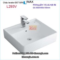 Lavabo vuông Inax đặt bàn L293V