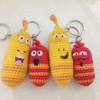 Lavar - Ấu trùng tinh nghịch - thú bông, móc khoá bằng 100% cotton việt nam. Không xù nhão, không bay màu