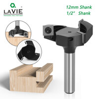 Lavie 12mm 1 / 2 "Shank Lưỡi dao có thể thay thế Mũi bào Đầu mặt Dao phay Dao cắt kiểu chèn Tấm lướt gió CNC Bộ định tuyến bề mặt cho gỗ