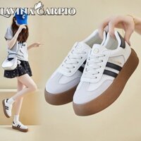 Lavina Carpio Giày Sneaker Nữ Mới Đế Cao Su Thiết Kế Buộc Dây