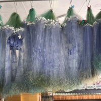 Lay 60 m Lưới Đánh Bắt Cá Ba Màn Thái Lan Cao 70-80 cm