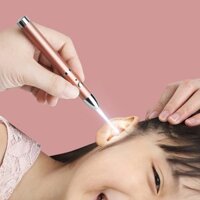 Lấy ráy tai có đèn LED, Bộ dụng cụ lấy ráy tai cho bé, cây lấy ráy và nhíp gắp cao cấp / /