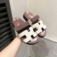 Lấy Tăng size - Dép nữ chữ H phối màu Dép lê đế cao sang chảnh phong cách girl phố siêu hot cực đẹp