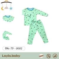 [Layla.Baby] Bộ quần áo dài tay LAYLA cho bé - Chất liệu Cotton 100% (TD-0002)