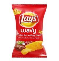 Lays Wavy vị thăn bò nướng Texas 56g*80