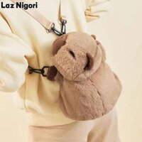 Laz Nigori Kapibala capybara ba lô gấu trúc dễ thương sang trọng ba lô búp bê búp bê