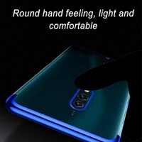 【Lazashow】For OPPO K3 Transparent Clear Electroplate Soft Phone Case