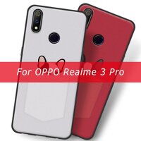 【Lazashow】For OPPO Realme 3 Pro Cute Dog Pocket Puppy Soft TPU Back Shockproof Phone Case