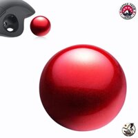 LAZIRO trackball 34mm compatible with PERIMICE-517/717/520/720 or Logitech/M575/M570/Elecom trackball mouse. Red color. From Japan.