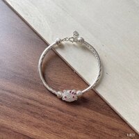 LB21 Vòng Tay Bạc Hello Kitty Vy's Accessory (Mua một tặng một hộp đựng trang sức)