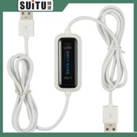 Lbg Usb Date Cable Pc To Pc Chia sẻ trực tuyến Mạng liên kết đồng bộ Cầu truyền dữ liệu trực tiếp Cáp Led cho máy tính kép
