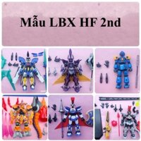 LBX Hyper Function 2nd đầy đủ part có box , có sách đầy đủ ( HF Achilles, HF Emperor, HF Odin , HF Ifreet )