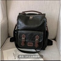 (LC0022) Balo Nam Nữ Đi Học Balo Du Lịch Da Trơn Phong Cách Cổ Điển