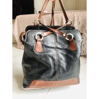 Lc49 Balo si tuyển da thật đeo 2 kiểu