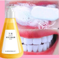 [lCam Kết Trắng Và Hết 98% Hôi Miệng] Kem Đánh Răng Loại Bỏ Ố Vàng Răng, Giúp Răng Trắng Golden Mouth Toothpaste