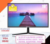 LCD 19 GLOWAY GLW19 Chính hãng (LED - VGA, HDMI, 1440x900, 75Hz, Kèm cáp HDMI, Treo tường)