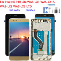 Lcd chất lượng cao cho Huawei P10 Lite, WAS-LX1 WAS-LX1A WAS-LX2 WAS-LX3 Màn hình LCD Màn hình cảm ứng có khung thay thế lắp ráp số hóa