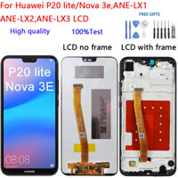 Lcd chất lượng cao cho Huawei P20 lite / Nova 3e, ANE-LX1 ANE-LX2, ANE-LX3 Màn hình LCD Màn hình cảm ứng có khung thay thế lắp ráp số hóa