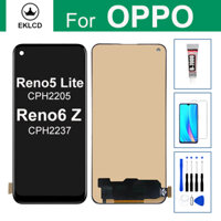 Lcd Cho OPPO Reno5 Reno 5 Lite Reno6 Z 5G Màn Hình Cảm Ứng Lắp Ráp CPH2205 CPH2237 Thay Thế