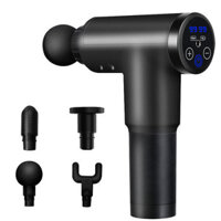 LCD Display Electric Percussive Massage Guns 99 Gears Muscle Pain Relief Therapy Massager Sport Relax Body Slimming Devi