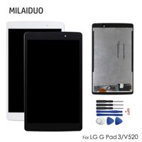 LCD Display For LG G Pad 3 iii GPAD X 8.0 V520 V521 V522 Touch Screen Digitizer Assembly Replacement Black No Frame+Tool