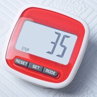 LCD Kẹp Đeo Điện Thoại Pedometer Bước Đi Bộ Đếm Km Tính Khoảng Cách Truy Cập Máy Đo Bước Chân Kỹ Thuật Số Thiết Bị Tập Thể Dục