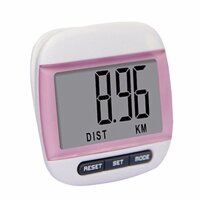 LCD Kẹp Đeo Điện Thoại Pedometer Bước Đi Bộ Đếm Km Tính Khoảng Cách Truy Cập Máy Đo Bước Chân Kỹ Thuật Số Thiết Bị Tập Thể Dục