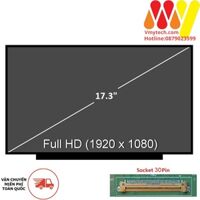 LCD, Màn hình 17.3inch Led mỏng 30 PIN dùng cho mã : LP173WF4 (SP) (D1), N173HCE-E31 Rev C1