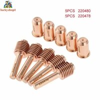 [Lck] 10 vòi phun tiêu hao 220480 Điện cực 220478 Đèn pin cầm tay Cắt Plasma