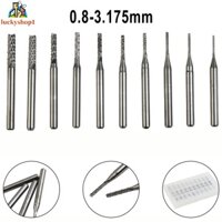 [Lck] 10x 1 / 8 "0.8-3.175mm Bộ mũi khoan PCB Bộ khắc Máy cắt đầu CNC quay Ark